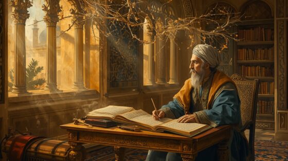 image fictive représentant Averroes