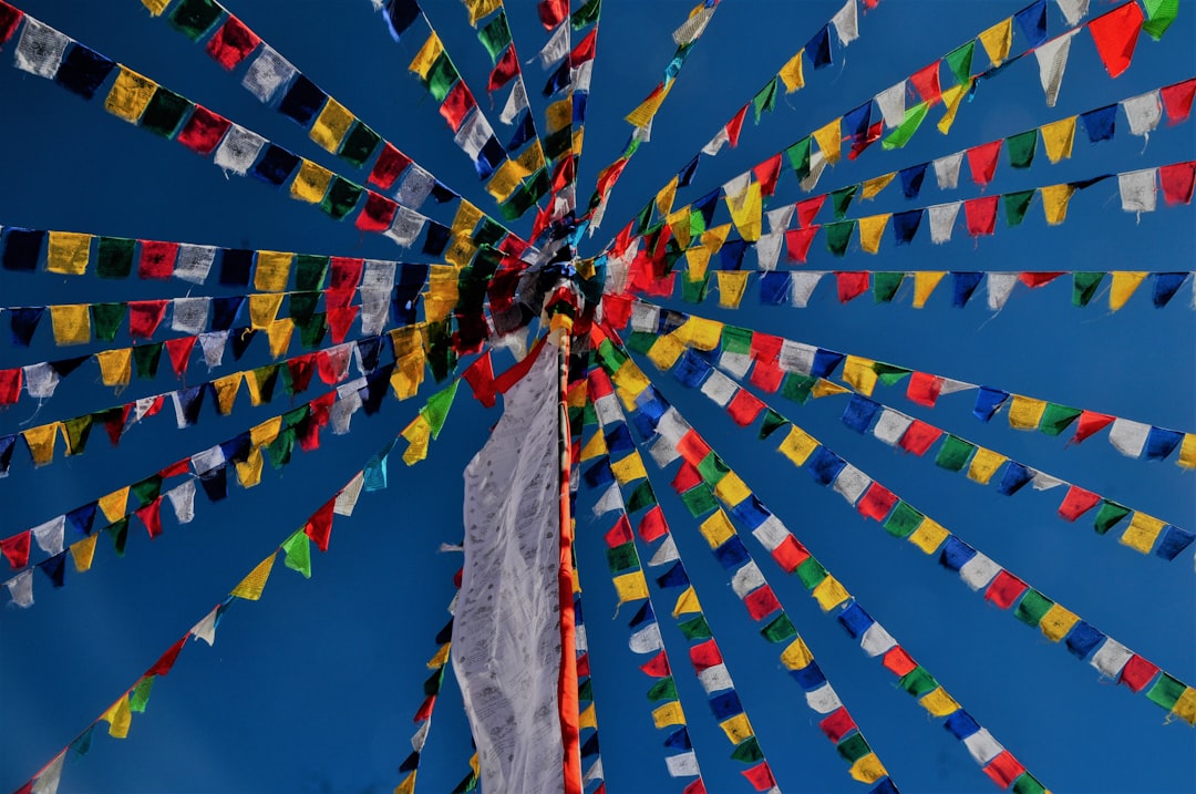 Photo Tibetan prayer flags