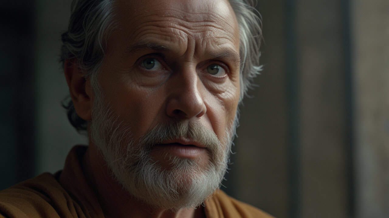 Portrait du philosophe présocratique Mélissos de Samos, dernier représentant de l'école éléatique et penseur de l'Être infini