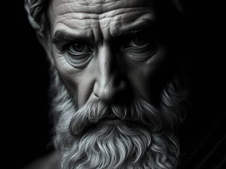 Sénèque (vers 4 av. J.-C. - 65 apr. J.-C.) : La sagesse stoïcienne à l'épreuve du pouvoir et de la condition humaine 311 Portrait fictif du philosophe romain Sénèque, conseiller de Néron et grande figure du stoïcisme impérial