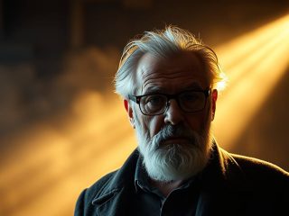 Edmund Husserl (1859-1938) : Le fondateur de la phénoménologie et révolutionnaire de la conscience 105 Portrait imaginaire du philosophe Edmund Husserl, fondateur de la phénoménologie et révolutionnaire de l'étude de la conscience - image fictive ne représentant pas le personnage historique réel.