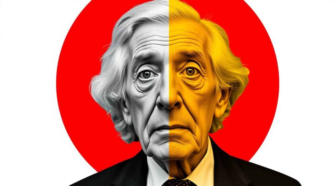 Portrait imaginaire du philosophe et logicien britannique Bertrand Russell, penseur de la logique mathématique et militant pour la paix. Cette image est fictive et ne représente pas le personnage historique réel.