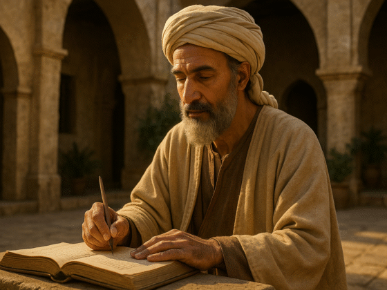 Image imaginaire et fictive représentant Abd al-Karim al-Jili, qui ne correspond pas au philosophe réel
