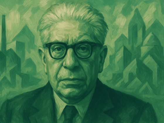 Image fictive d'Ernst Bloch, représentation imaginaire ne correspondant pas au philosophe réel