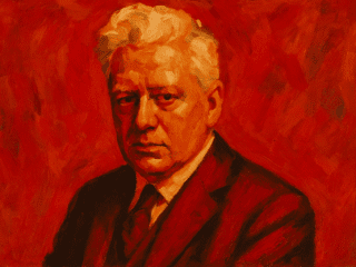 Ernst Cassirer (1874–1945) : la philosophie des formes symboliques et l'humanisme culturel 114 Représentation imaginaire d'Ernst Cassirer, philosophe allemand du XXᵉ siècle. Cette image fictive ne représente pas le personnage historique réel.