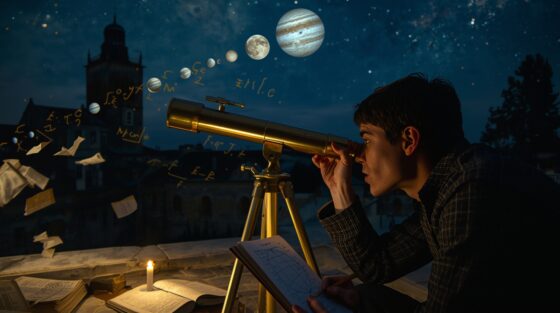 Image fictive de Galilée, précisant qu’elle ne le représente pas réellement