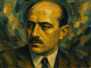 Hans Kelsen (1881–1973) : L'architecte de la théorie pure du droit 154 Portrait imaginaire de Hans Kelsen, juriste et philosophe du droit autrichien. Cette image fictive ne représente pas réellement le personnage.