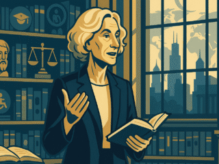 Martha Nussbaum (1947–) : philosophie de la justice, "capabilités" et émotions 234 Image fictive et imaginaire de Martha Nussbaum, philosophe américaine contemporaine, ne représentant pas la personne réelle
