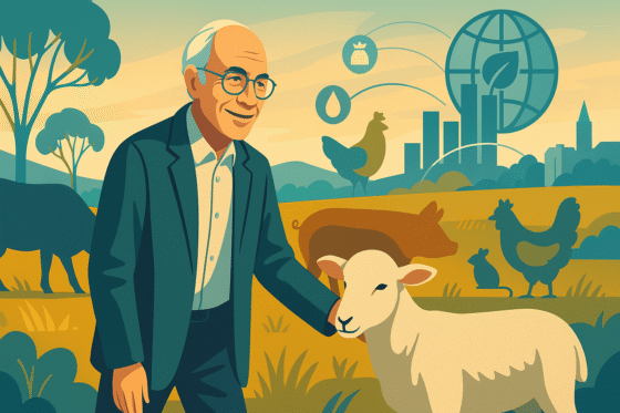 Image fictive et imaginaire représentant Peter Singer, philosophe contemporain, ne correspondant pas à son apparence réelle