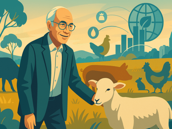 Image fictive et imaginaire représentant Peter Singer, philosophe contemporain, ne correspondant pas à son apparence réelle