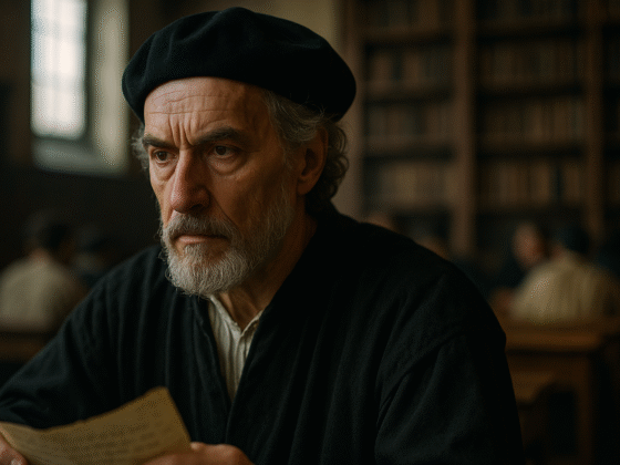 Pietro Pomponazzi, image conceptuelle imaginaire et non une représentation réelle.