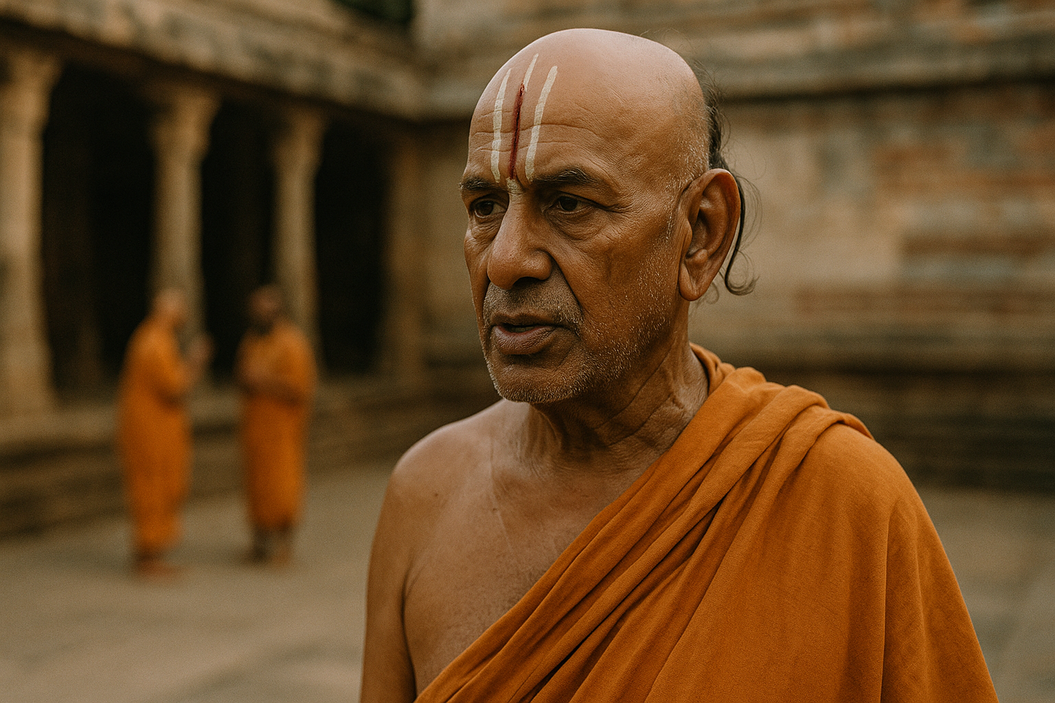 Rāmānuja, basé sur le sujet de l'article, et précisant que l'image est imaginaire et non une représentation réelle.