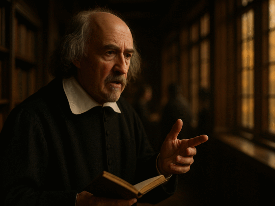 Portrait imaginaire de Thomas Hobbes, philosophe anglais du XVIIe siècle. Cette représentation fictive ne correspond pas à l'apparence réelle du penseur politique.