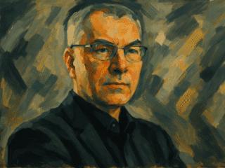 Thomas Metzinger (1958-) : La conscience comme modèle phénoménal du soi 337 Image fictive de Thomas Metzinger, philosophe allemand contemporain - cette représentation imaginaire ne correspond pas au personnage réel