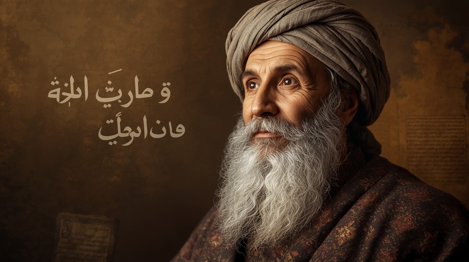 Portrait d'Abū Naṣr al-Fārābī, philosophe et théoricien politique musulman, penseur de la cité vertueuse