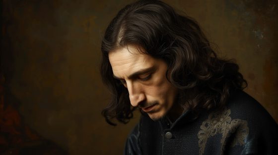 Portrait fictif du philosophe hollandais Baruch Spinoza, penseur de la substance unique et de l'éthique rationnelle