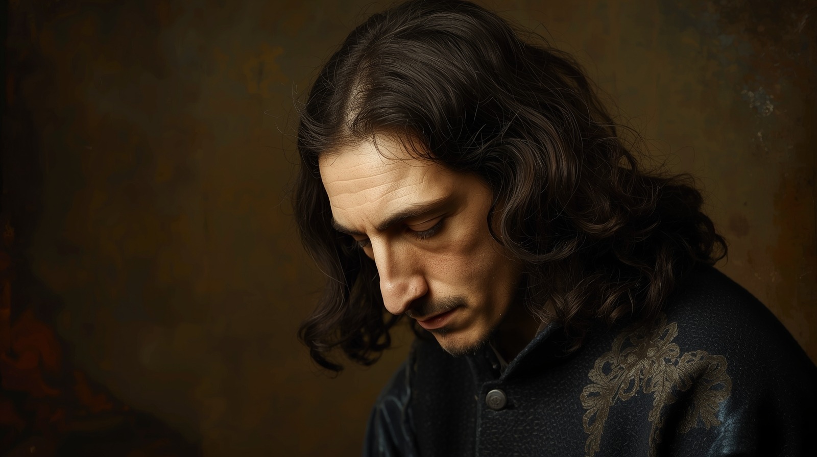 Portrait fictif du philosophe hollandais Baruch Spinoza, penseur de la substance unique et de l'éthique rationnelle