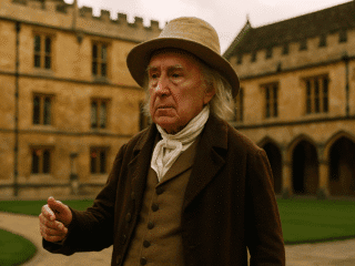 Jeremy Bentham (1748-1832) : Le calcul du bonheur collectif 190 Image fictive et imaginaire de Jeremy Bentham, philosophe britannique du XVIIIᵉ siècle, cette représentation ne correspond pas au personnage historique réel