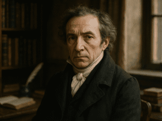 Maine de Biran (1766-1824) : De la sensation à l'expérience intérieure 228 portrait fictif du philosophe - ne représente pas la réalité