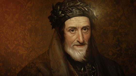 Portrait imaginaire de Dante Alighieri, poète et philosophe florentin auteur de la Divine Comédie - image fictive ne représentant pas le personnage réel