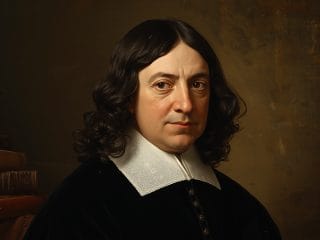 René Descartes (1596-1650) : Le père de la philosophie moderne et de la méthode cartésienne 303 Portrait de René Descartes, philosophe et mathématicien français, père de la philosophie moderne et créateur de la méthode cartésienne