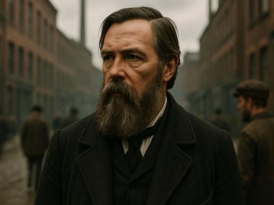 Portrait imaginaire de Friedrich Engels, philosophe et théoricien socialiste allemand - cette image fictive ne représente pas le personnage réel