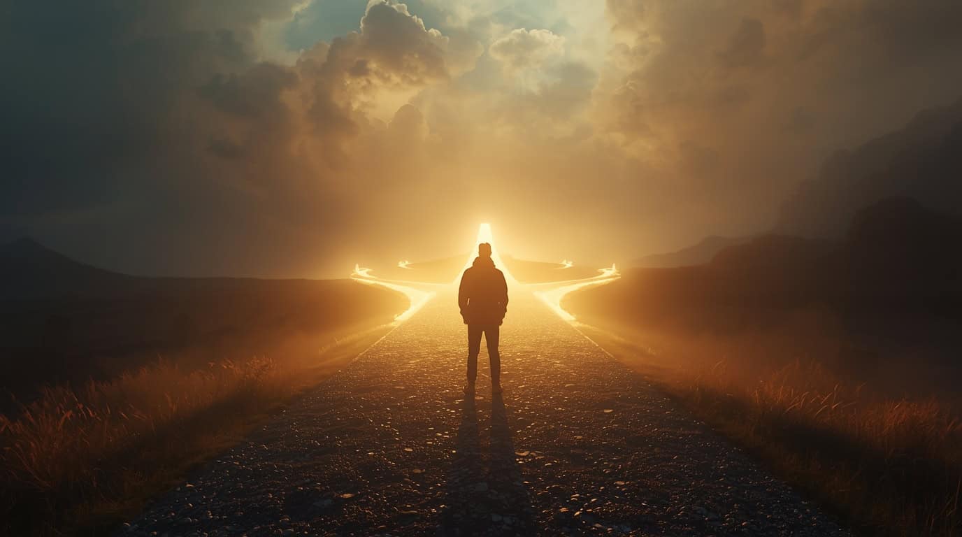 image fictive représentant l'éveil de la conscience