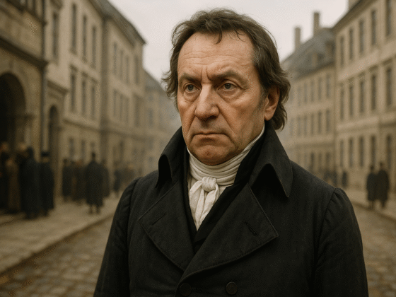 Portrait imaginaire de Johann Gottlieb Fichte, philosophe allemand de l'idéalisme, cette représentation fictive ne correspond pas à son apparence réelle