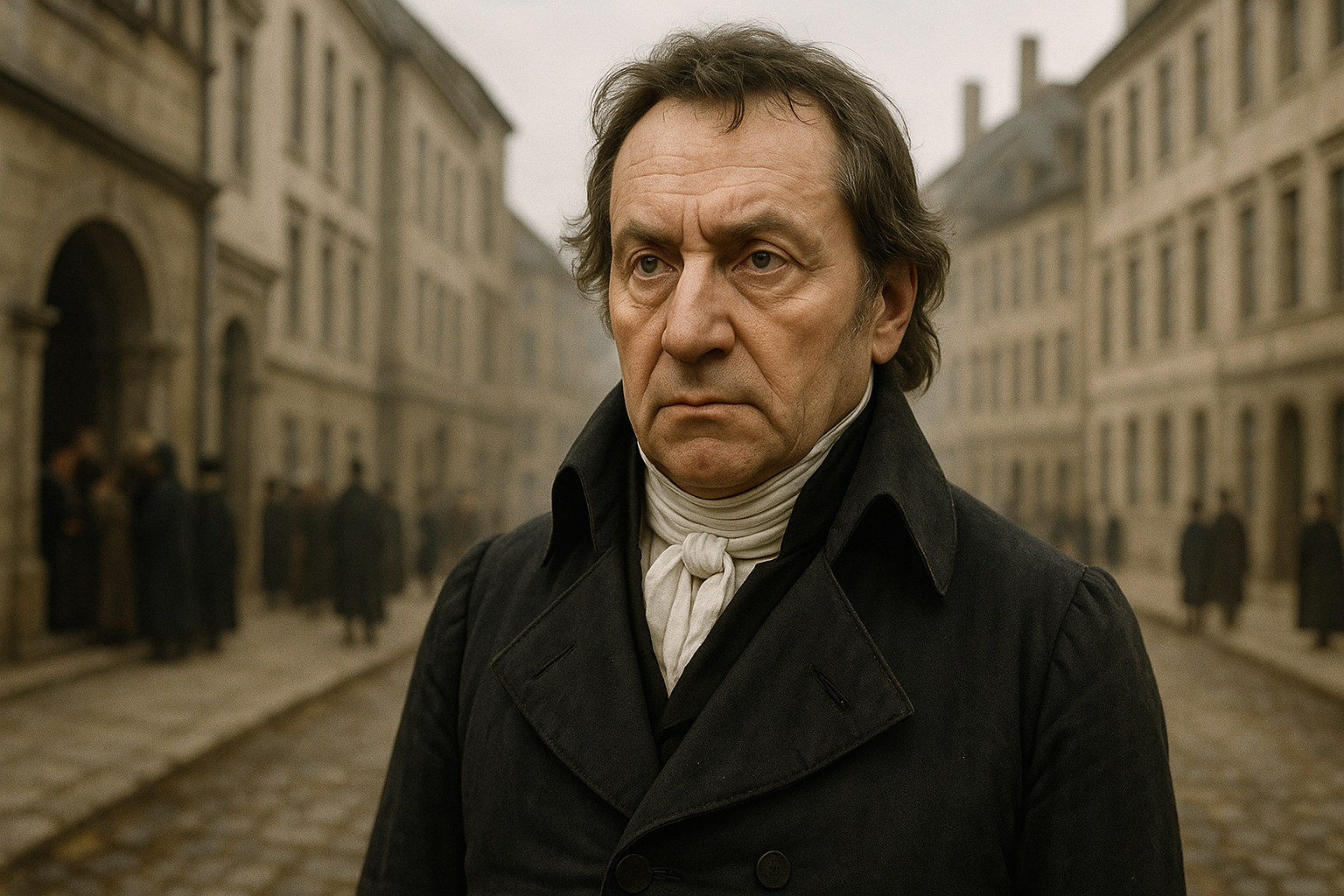 Portrait imaginaire de Johann Gottlieb Fichte, philosophe allemand de l'idéalisme, cette représentation fictive ne correspond pas à son apparence réelle