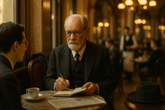 portrait imaginaire de sigmund freud