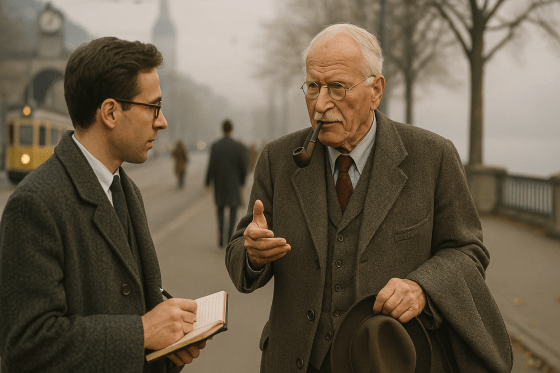 carl gustav iung portrait fictif