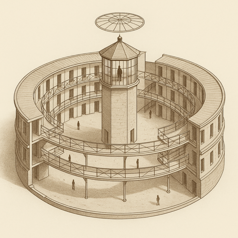 panoptique-800x800 Jeremy Bentham (1748-1832) : Le calcul du bonheur collectif