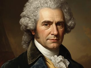 Jean-Jacques Rousseau (1712-1778) : Le philosophe de la nature et théoricien de la volonté générale 185 Portrait imaginaire de Jean-Jacques Rousseau, philosophe des Lumières et théoricien du contrat social - image fictive ne représentant pas le personnage historique réel.