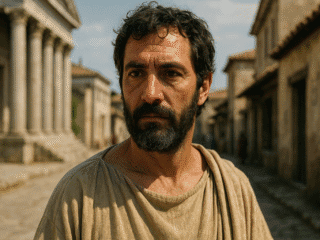 Ameinias (actif vers 510 – 490 av. J.-C.) : le maître pythagoricien qui éveilla Parménide à la philosophie 37 Représentation imaginaire d'Ameinias, pythagoricien du VIᵉ siècle avant notre ère ; cette image fictive ne représente pas le philosophe historique