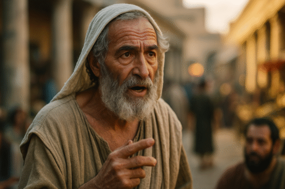 Image fictive et imaginaire d'Ammonius Saccas, ne représentant pas le philosophe réel