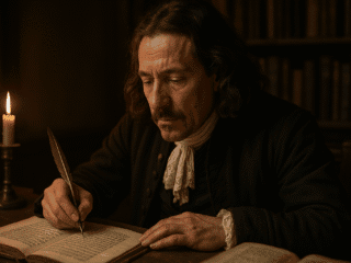 Christian Knorr von Rosenroth (1636–1689) : le passeur de la kabbale vers l'Occident chrétien 71 Image fictive et imaginaire de Christian Knorr von Rosenroth, ne représentant pas le philosophe réel