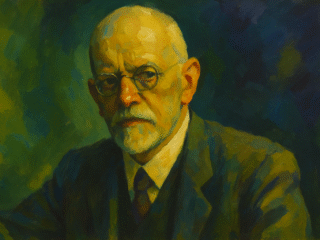 David Hilbert (1862–1943) : l'architecte des fondements axiomatiques des mathématiques 87 Image fictive de David Hilbert, mathématicien allemand, qui ne représente pas le personnage historique réel