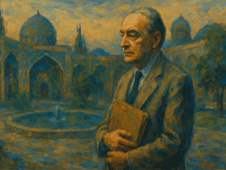 Henri Corbin (1903–1978) : explorateur de l'imaginaire philosophique en Islam 161 Image fictive et imaginaire d'Henri Corbin, philosophe français spécialiste de l'islam iranien ; cette représentation ne correspond pas au personnage historique réel