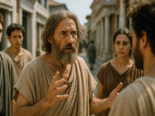 Hippase de Métaponte (v. 530–v. 450 av. J.-C.) : la transgression des secrets pythagoriciens et la crise de l'incommensurable 165 Représentation imaginaire et fictive d'Hippase de Métaponte, philosophe pythagoricien, cette image ne représente pas le personnage historique réel