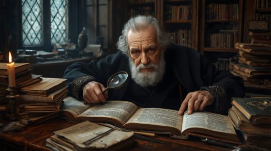 Isaac Casaubon, érudit et philologue de la Renaissance, basé sur le sujet de l'article. L'image est imaginaire et non une représentation réelle.