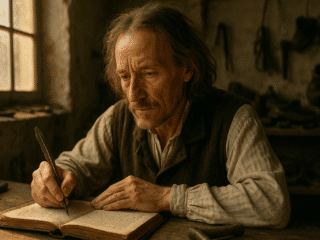 Jakob Böhme (1575–1624) : le cordonnier de Dieu 177 Jakob Böhme, basé sur le sujet de l'article, illustrant ses concepts mystiques. L'image est imaginaire et non une représentation réelle.