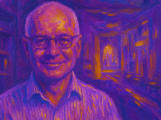 Derk Pereboom (1957–) : l'incompatibilisme dur et la vie sans libre arbitre 98 Image fictive de Derk Pereboom, représentation imaginaire ne correspondant pas au philosophe réel