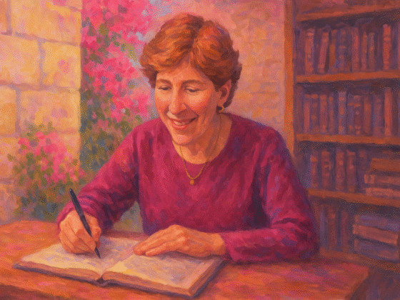 Image fictive de Susan Handelman, qui ne représente pas réellement la penseure contemporaine