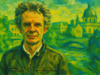 Galen Strawson (1952–) : l'impossibilité du libre arbitre et la conscience dans la matière 133 Image fictive de Galen Strawson, philosophe britannique contemporain, ne représentant pas le personnage réel