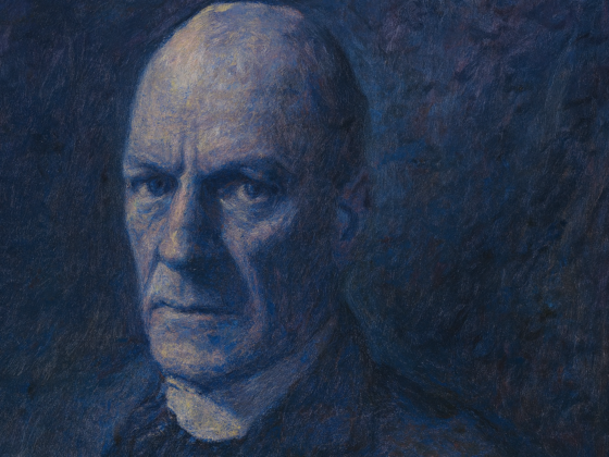 Représentation imaginaire de Gilbert Ryle, philosophe britannique du 20ᵉ siècle. Cette image est fictive et ne représente pas le personnage réel.