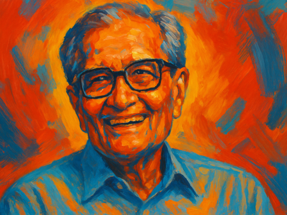 Image fictive d'Amartya Sen, philosophe et économiste indien, ne le représentant pas réellement
